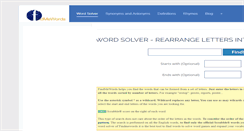 Desktop Screenshot of findmewords.com
